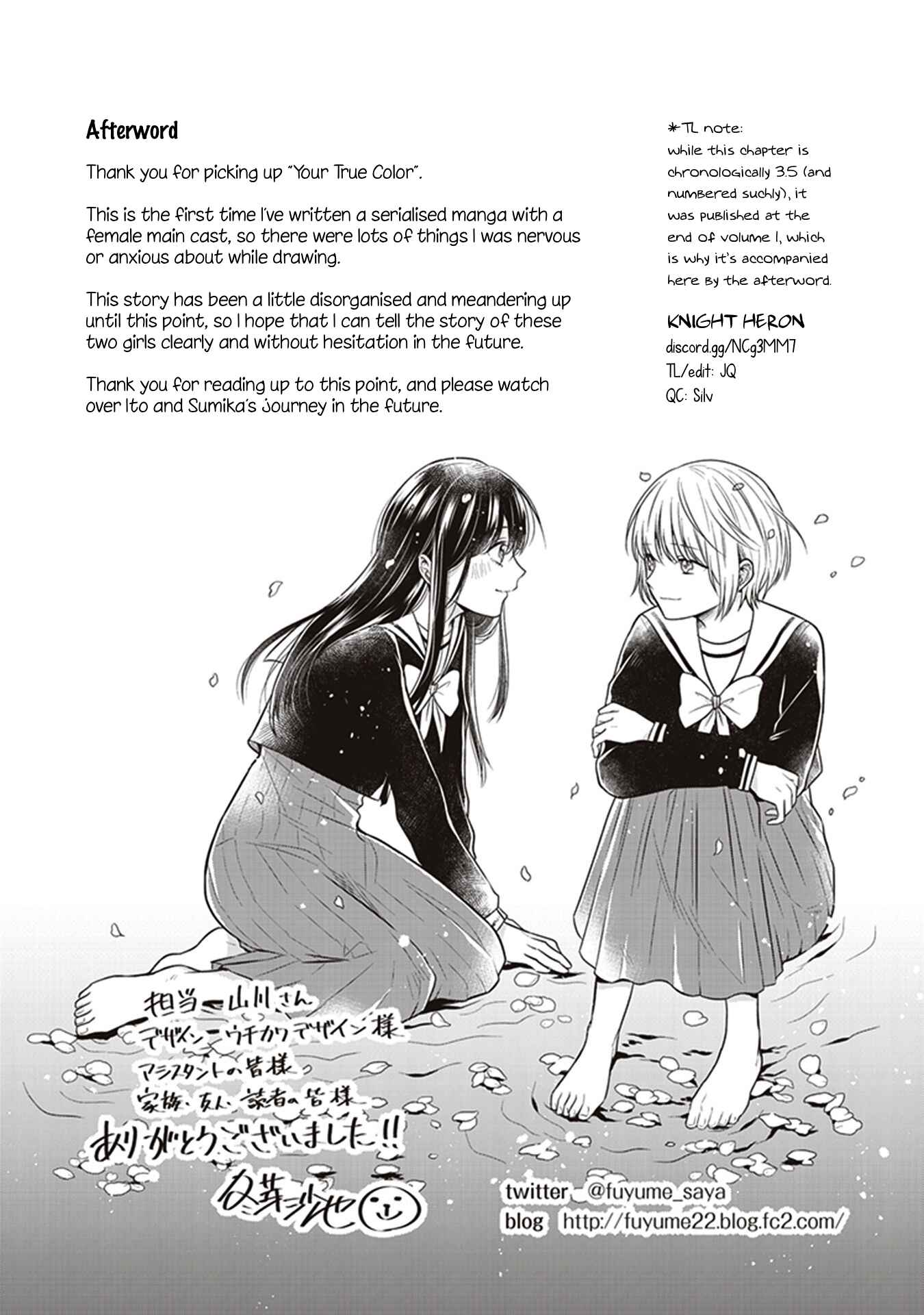 Page 5 Chapter 3.5 Your True Color