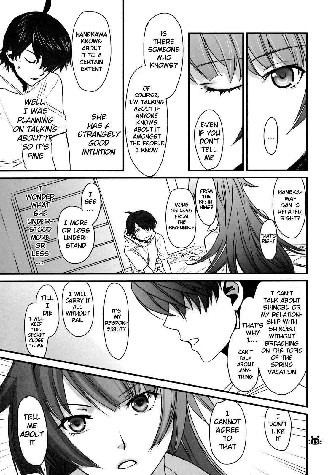 Page 12 Chapter 2 Bakemonogatari - Hitagi Vamps (Doujinshi)