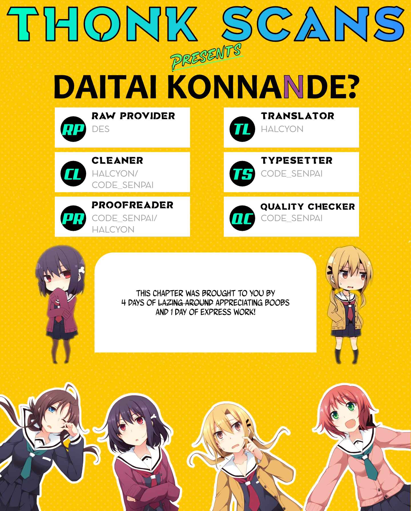 Page 9 Chapter 11 Daitai Konnande?