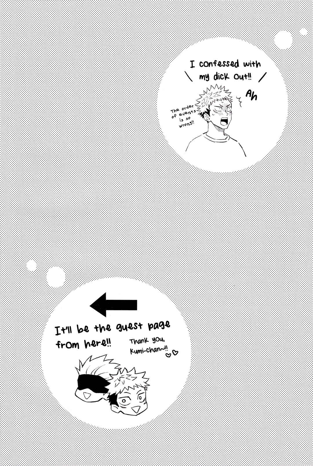 Page 36 Chapter 2 Jujutsu Kaisen - Mekakushi Haiyuu Gojo-san to Shinjin AD Itadori-kun (Doujinshi)