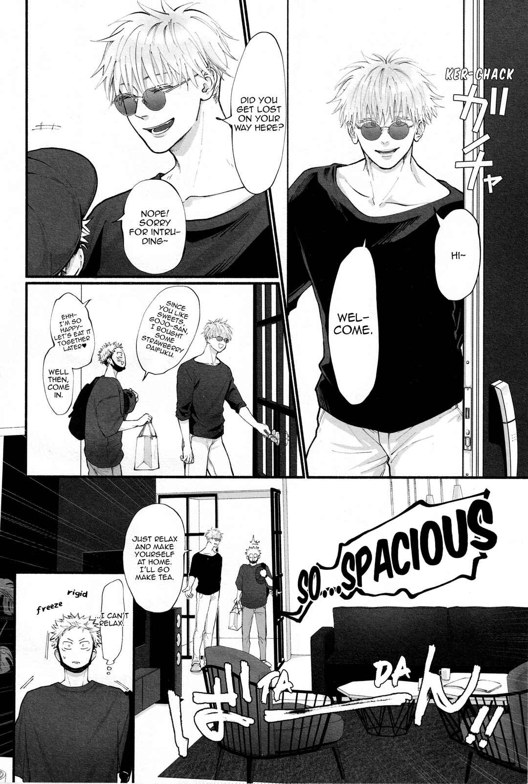 Page 38 Chapter 2 Jujutsu Kaisen - Mekakushi Haiyuu Gojo-san to Shinjin AD Itadori-kun (Doujinshi)