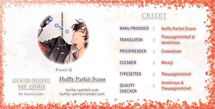 Page 1 Chapter Unknown_f68b Erased - Good Night, My Linus (Doujinshi)