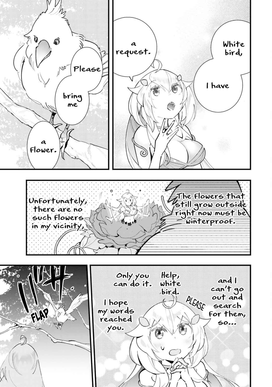 Page 16 Chapter 9 Shokubutsu Monster Musume Nikki ~Seijo datta Watashi ga Uragirareta Hate ni Aruraune ni Tensei Shite Shimatta node, kore kara wa Kougousei wo Shinagara Shizuka ni Shokubutsu Life wo Sugoshimasu~