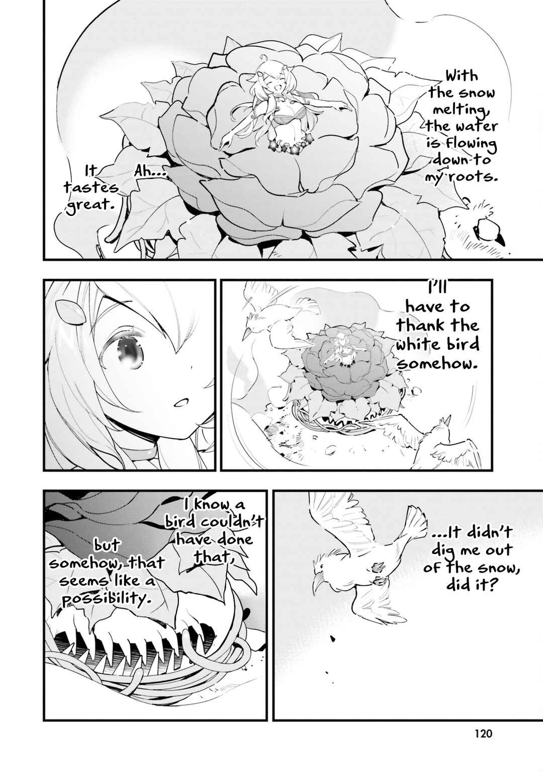 Page 27 Chapter 9 Shokubutsu Monster Musume Nikki ~Seijo datta Watashi ga Uragirareta Hate ni Aruraune ni Tensei Shite Shimatta node, kore kara wa Kougousei wo Shinagara Shizuka ni Shokubutsu Life wo Sugoshimasu~
