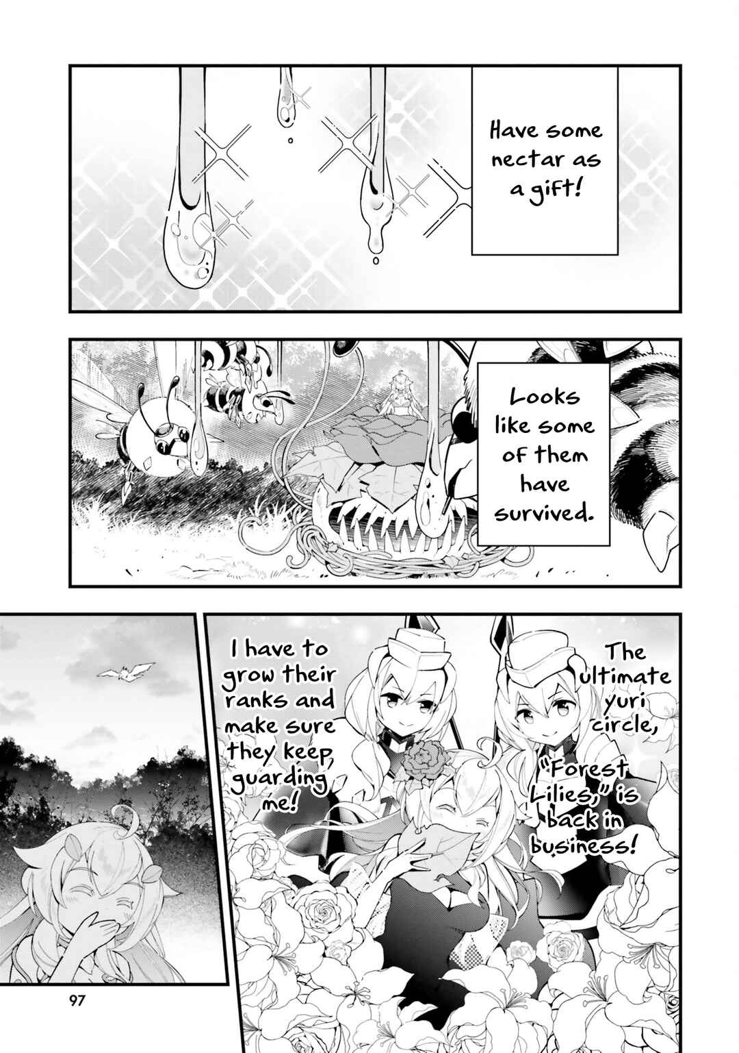 Page 4 Chapter 9 Shokubutsu Monster Musume Nikki ~Seijo datta Watashi ga Uragirareta Hate ni Aruraune ni Tensei Shite Shimatta node, kore kara wa Kougousei wo Shinagara Shizuka ni Shokubutsu Life wo Sugoshimasu~