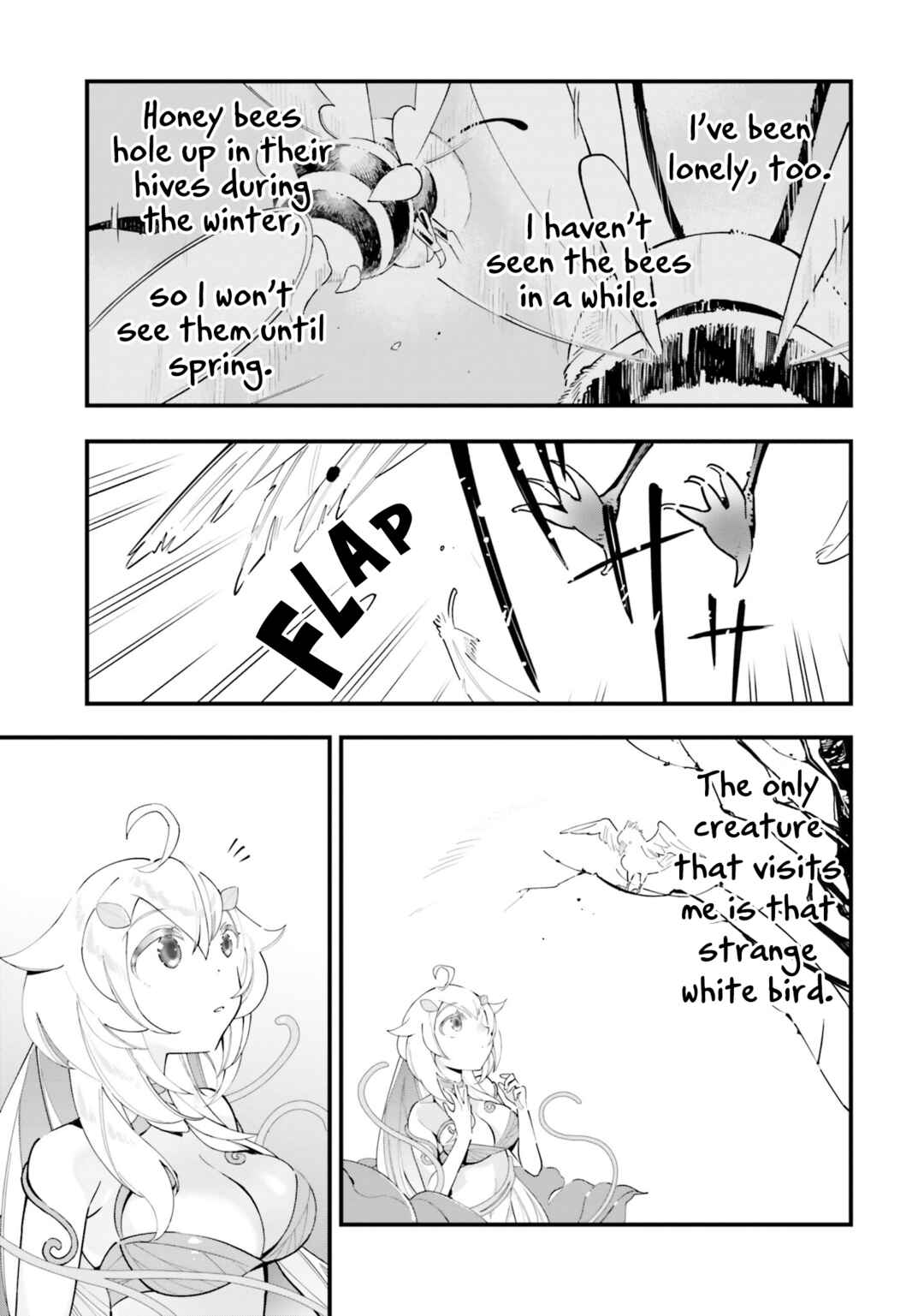 Page 8 Chapter 9 Shokubutsu Monster Musume Nikki ~Seijo datta Watashi ga Uragirareta Hate ni Aruraune ni Tensei Shite Shimatta node, kore kara wa Kougousei wo Shinagara Shizuka ni Shokubutsu Life wo Sugoshimasu~