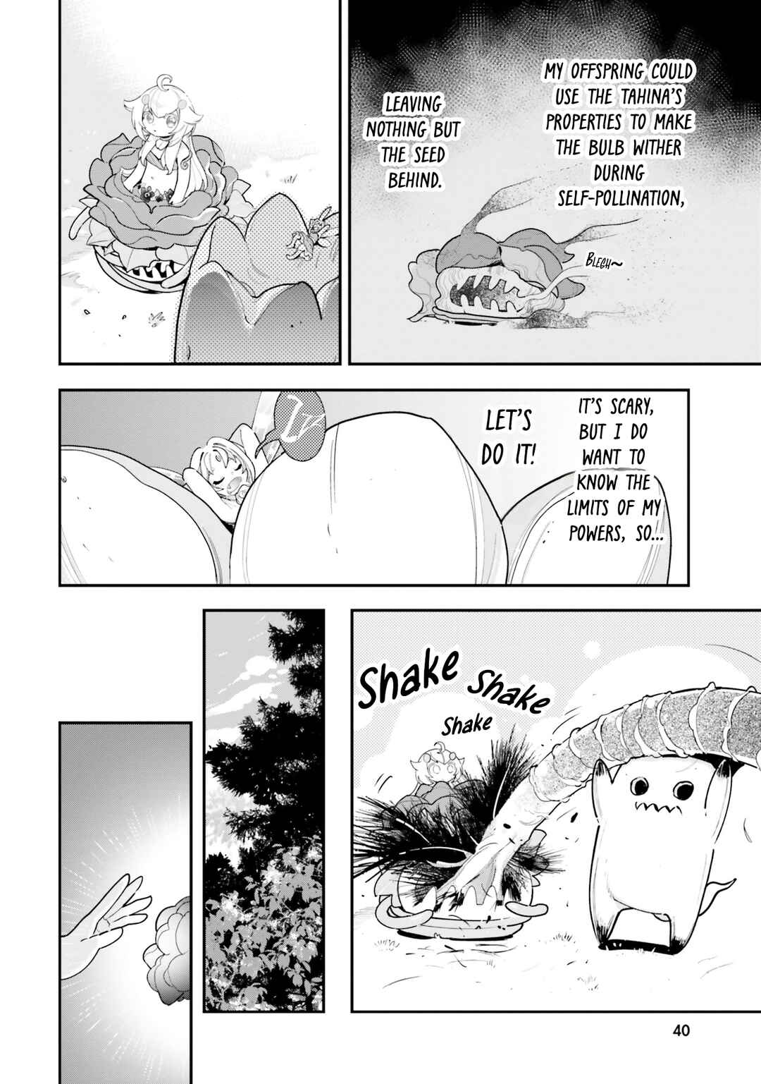 Page 11 Chapter 22 Shokubutsu Monster Musume Nikki ~Seijo datta Watashi ga Uragirareta Hate ni Aruraune ni Tensei Shite Shimatta node, kore kara wa Kougousei wo Shinagara Shizuka ni Shokubutsu Life wo Sugoshimasu~