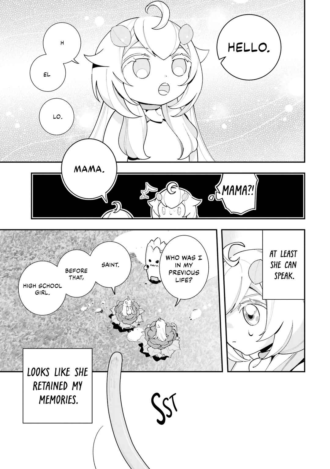 Page 14 Chapter 22 Shokubutsu Monster Musume Nikki ~Seijo datta Watashi ga Uragirareta Hate ni Aruraune ni Tensei Shite Shimatta node, kore kara wa Kougousei wo Shinagara Shizuka ni Shokubutsu Life wo Sugoshimasu~