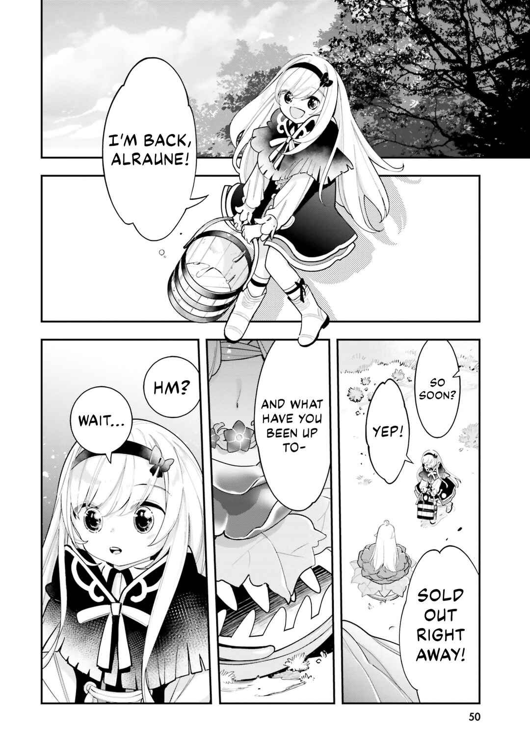 Page 21 Chapter 22 Shokubutsu Monster Musume Nikki ~Seijo datta Watashi ga Uragirareta Hate ni Aruraune ni Tensei Shite Shimatta node, kore kara wa Kougousei wo Shinagara Shizuka ni Shokubutsu Life wo Sugoshimasu~