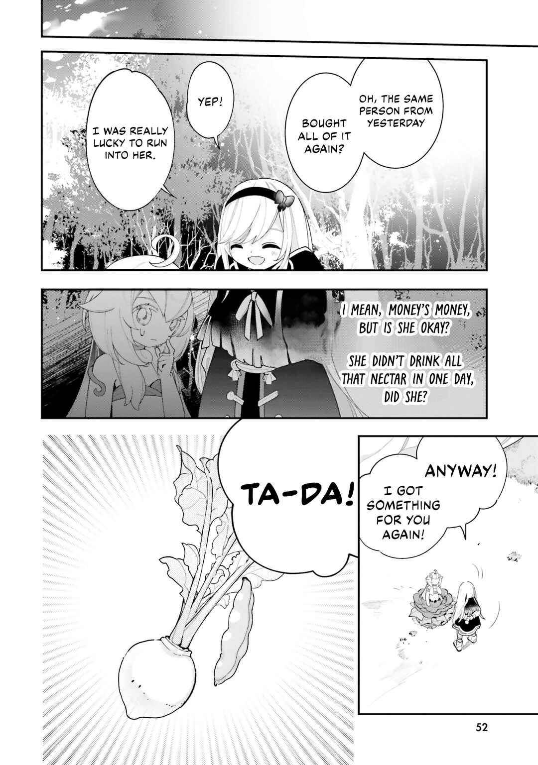 Page 23 Chapter 22 Shokubutsu Monster Musume Nikki ~Seijo datta Watashi ga Uragirareta Hate ni Aruraune ni Tensei Shite Shimatta node, kore kara wa Kougousei wo Shinagara Shizuka ni Shokubutsu Life wo Sugoshimasu~
