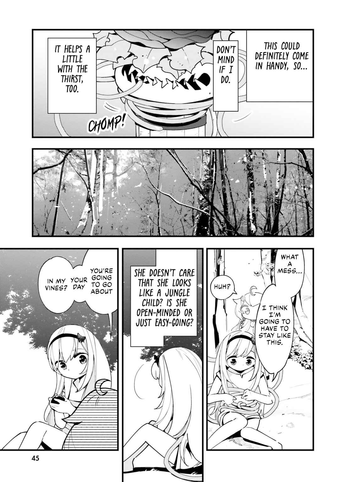 Page 10 Chapter 17 Shokubutsu Monster Musume Nikki ~Seijo datta Watashi ga Uragirareta Hate ni Aruraune ni Tensei Shite Shimatta node, kore kara wa Kougousei wo Shinagara Shizuka ni Shokubutsu Life wo Sugoshimasu~