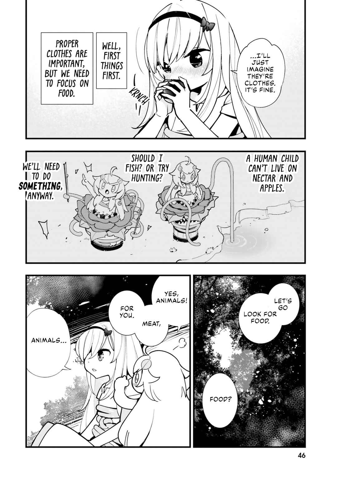 Page 11 Chapter 17 Shokubutsu Monster Musume Nikki ~Seijo datta Watashi ga Uragirareta Hate ni Aruraune ni Tensei Shite Shimatta node, kore kara wa Kougousei wo Shinagara Shizuka ni Shokubutsu Life wo Sugoshimasu~