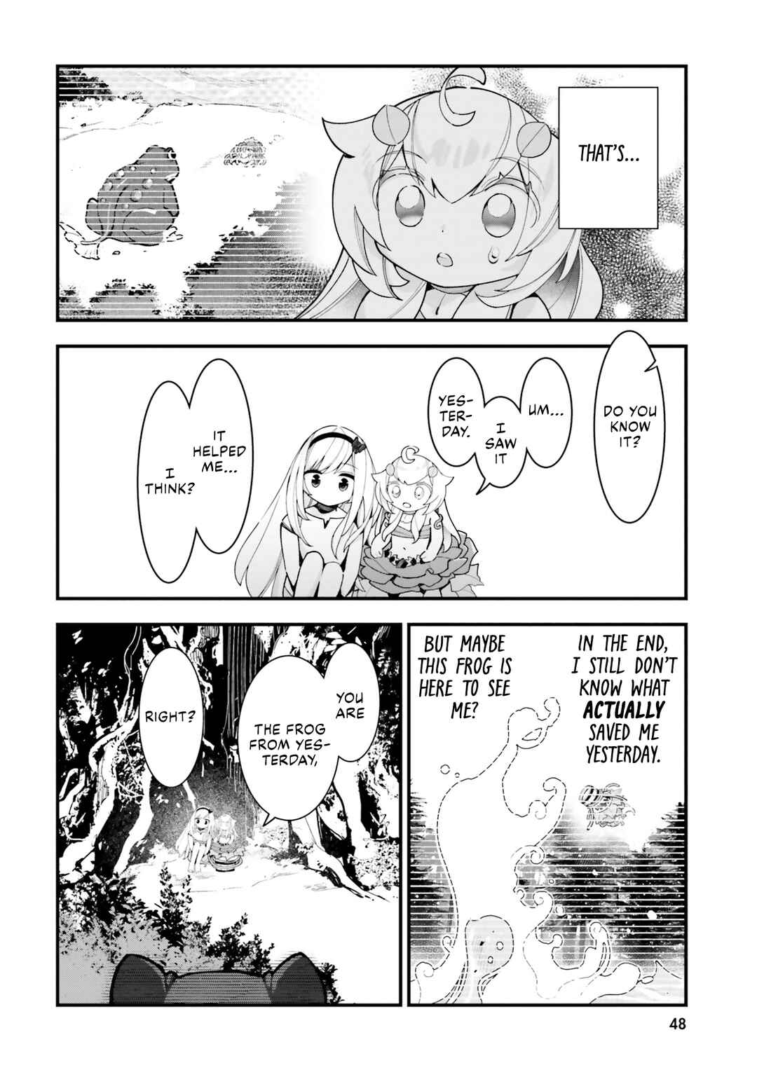 Page 13 Chapter 17 Shokubutsu Monster Musume Nikki ~Seijo datta Watashi ga Uragirareta Hate ni Aruraune ni Tensei Shite Shimatta node, kore kara wa Kougousei wo Shinagara Shizuka ni Shokubutsu Life wo Sugoshimasu~
