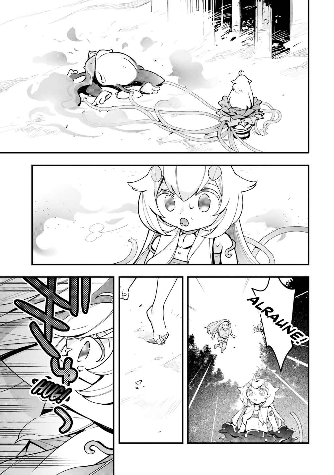 Page 24 Chapter 17 Shokubutsu Monster Musume Nikki ~Seijo datta Watashi ga Uragirareta Hate ni Aruraune ni Tensei Shite Shimatta node, kore kara wa Kougousei wo Shinagara Shizuka ni Shokubutsu Life wo Sugoshimasu~