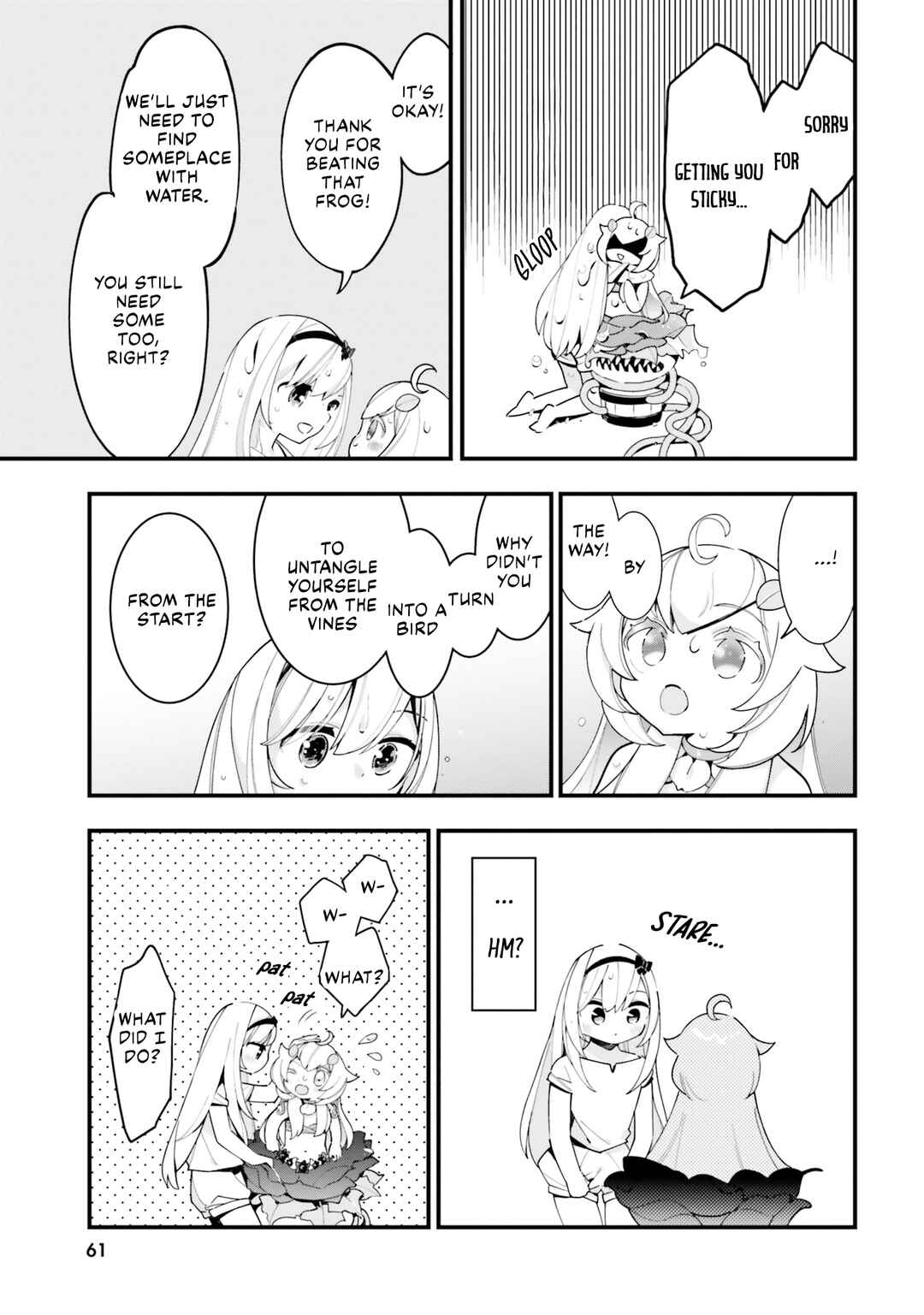 Page 26 Chapter 17 Shokubutsu Monster Musume Nikki ~Seijo datta Watashi ga Uragirareta Hate ni Aruraune ni Tensei Shite Shimatta node, kore kara wa Kougousei wo Shinagara Shizuka ni Shokubutsu Life wo Sugoshimasu~