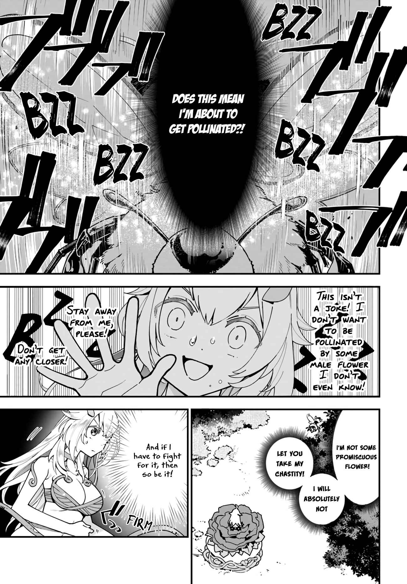 Page 12 Chapter 2 Shokubutsu Monster Musume Nikki ~Seijo datta Watashi ga Uragirareta Hate ni Aruraune ni Tensei Shite Shimatta node, kore kara wa Kougousei wo Shinagara Shizuka ni Shokubutsu Life wo Sugoshimasu~