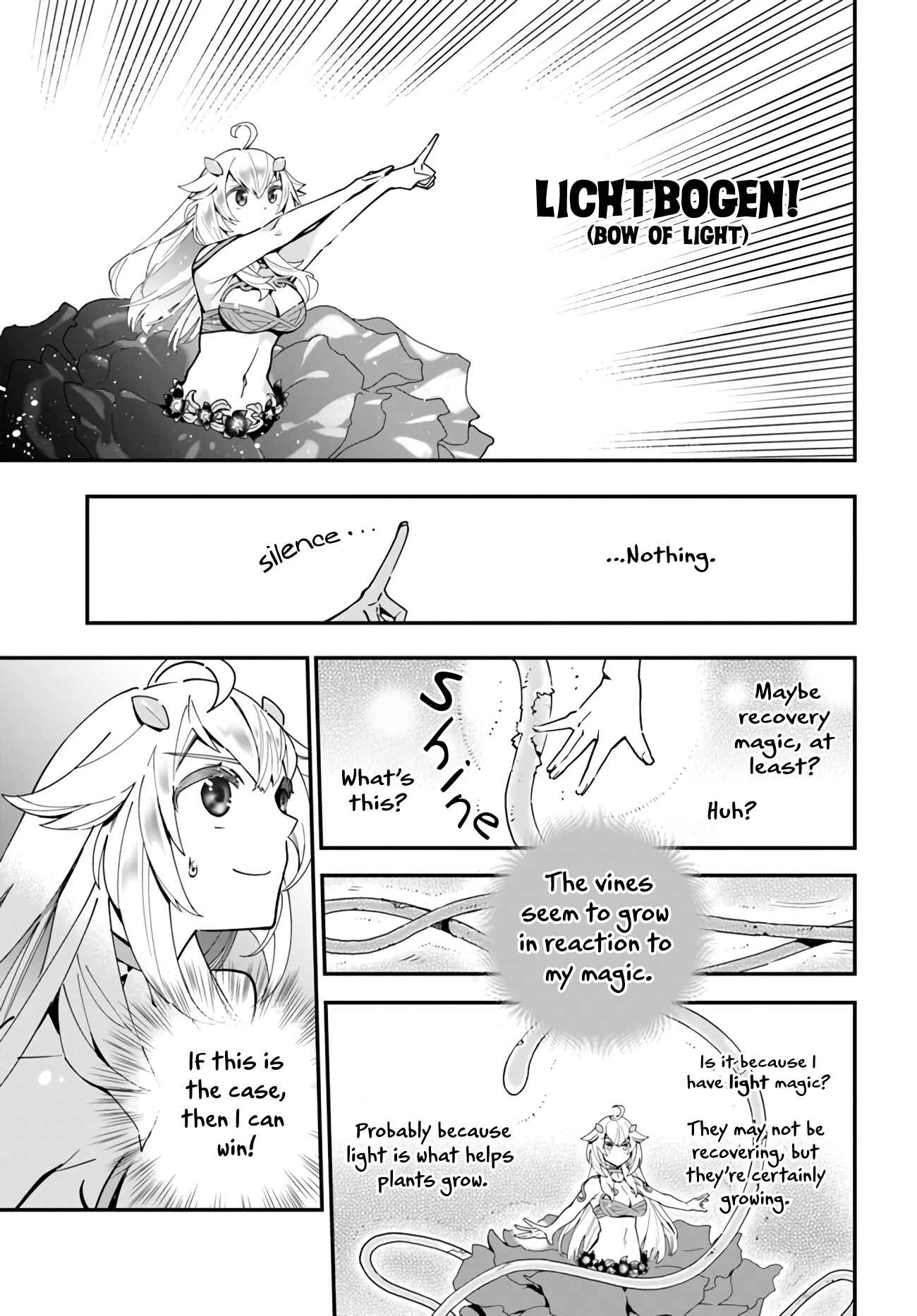 Page 16 Chapter 2 Shokubutsu Monster Musume Nikki ~Seijo datta Watashi ga Uragirareta Hate ni Aruraune ni Tensei Shite Shimatta node, kore kara wa Kougousei wo Shinagara Shizuka ni Shokubutsu Life wo Sugoshimasu~
