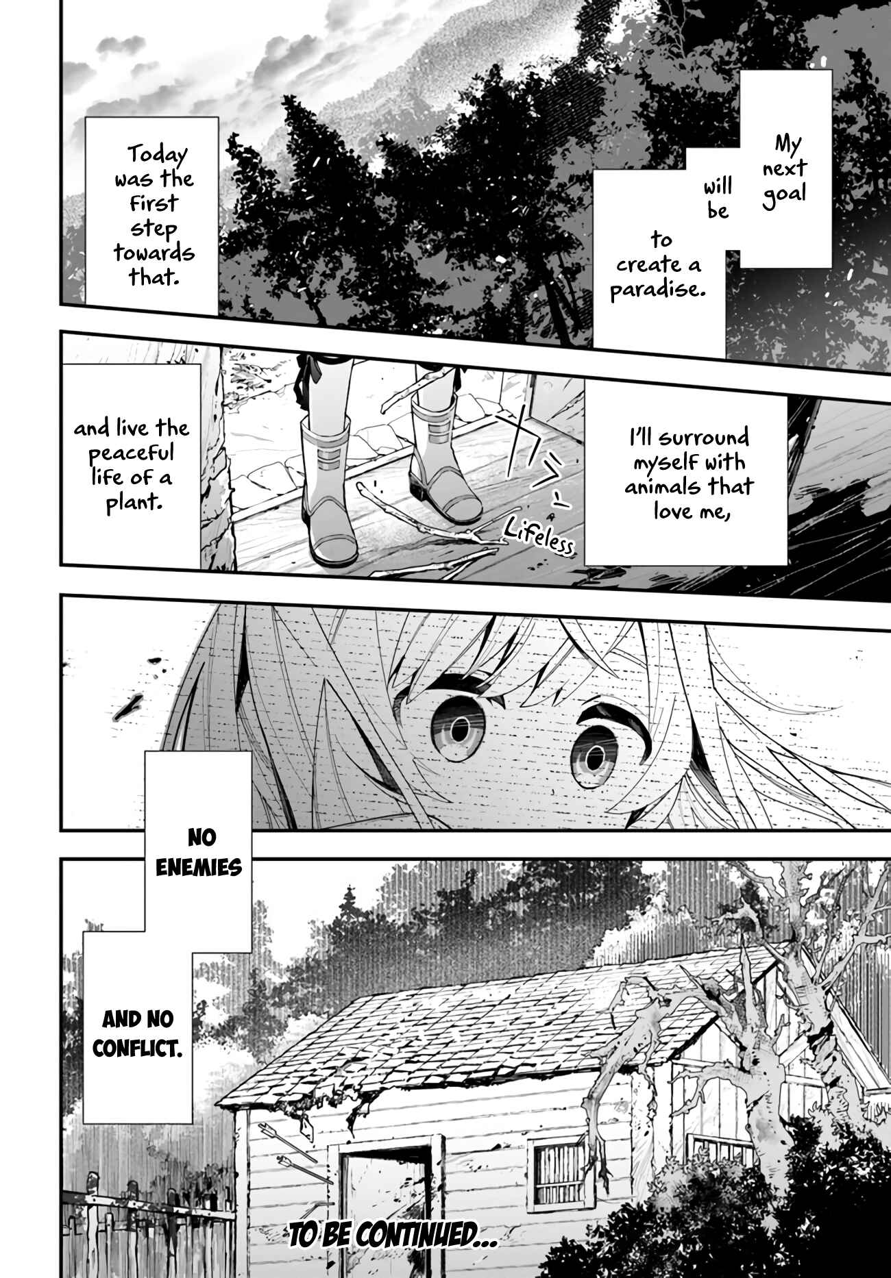 Page 33 Chapter 2 Shokubutsu Monster Musume Nikki ~Seijo datta Watashi ga Uragirareta Hate ni Aruraune ni Tensei Shite Shimatta node, kore kara wa Kougousei wo Shinagara Shizuka ni Shokubutsu Life wo Sugoshimasu~