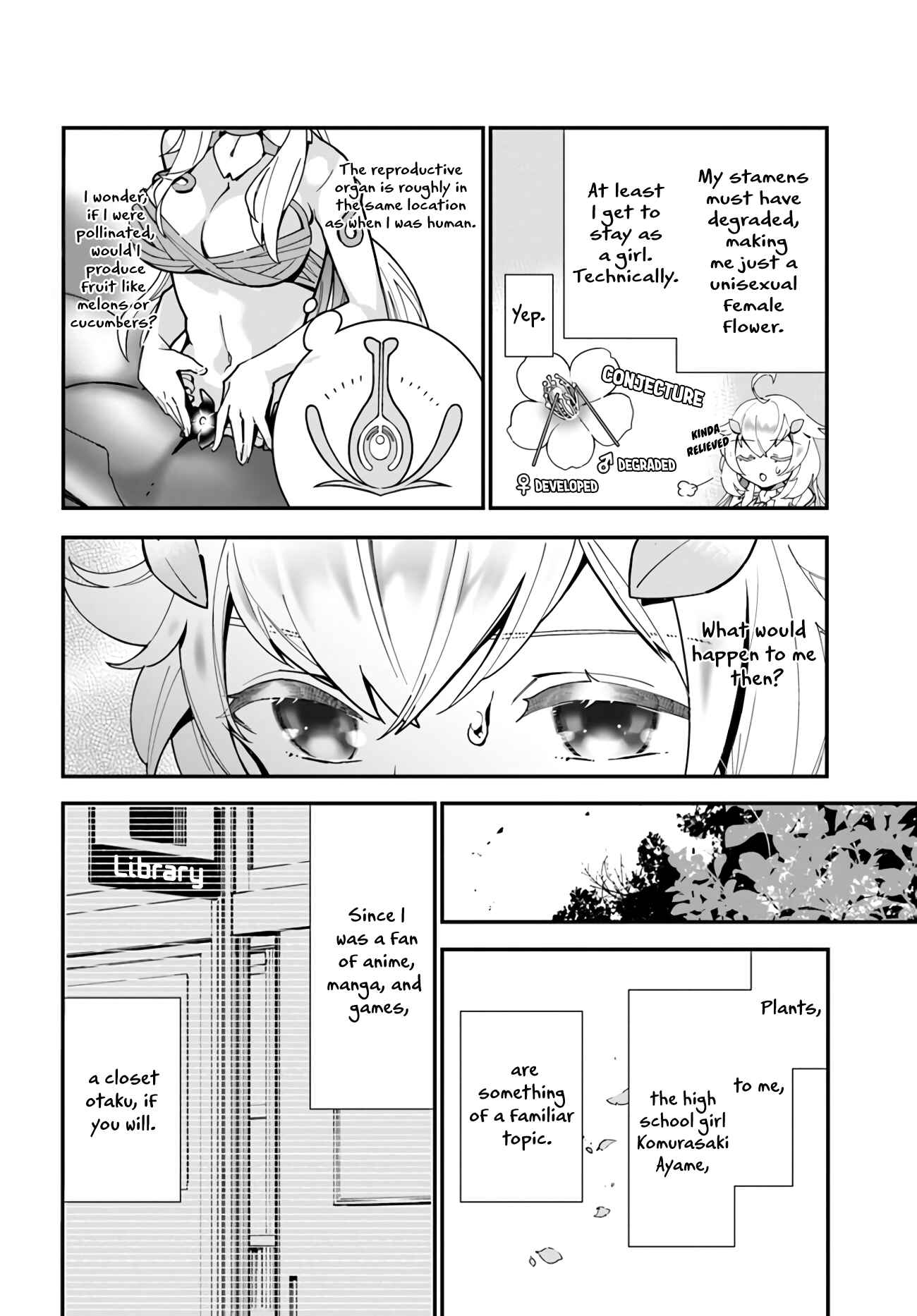 Page 7 Chapter 2 Shokubutsu Monster Musume Nikki ~Seijo datta Watashi ga Uragirareta Hate ni Aruraune ni Tensei Shite Shimatta node, kore kara wa Kougousei wo Shinagara Shizuka ni Shokubutsu Life wo Sugoshimasu~