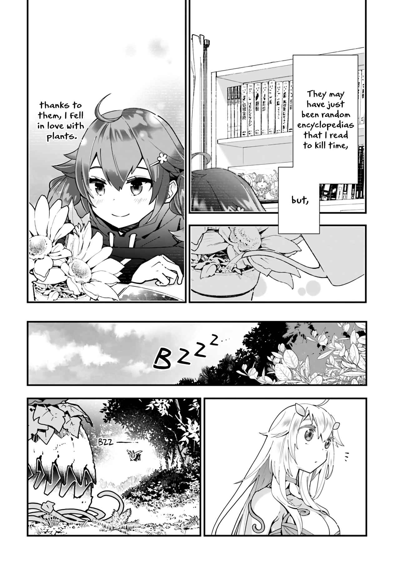 Page 9 Chapter 2 Shokubutsu Monster Musume Nikki ~Seijo datta Watashi ga Uragirareta Hate ni Aruraune ni Tensei Shite Shimatta node, kore kara wa Kougousei wo Shinagara Shizuka ni Shokubutsu Life wo Sugoshimasu~