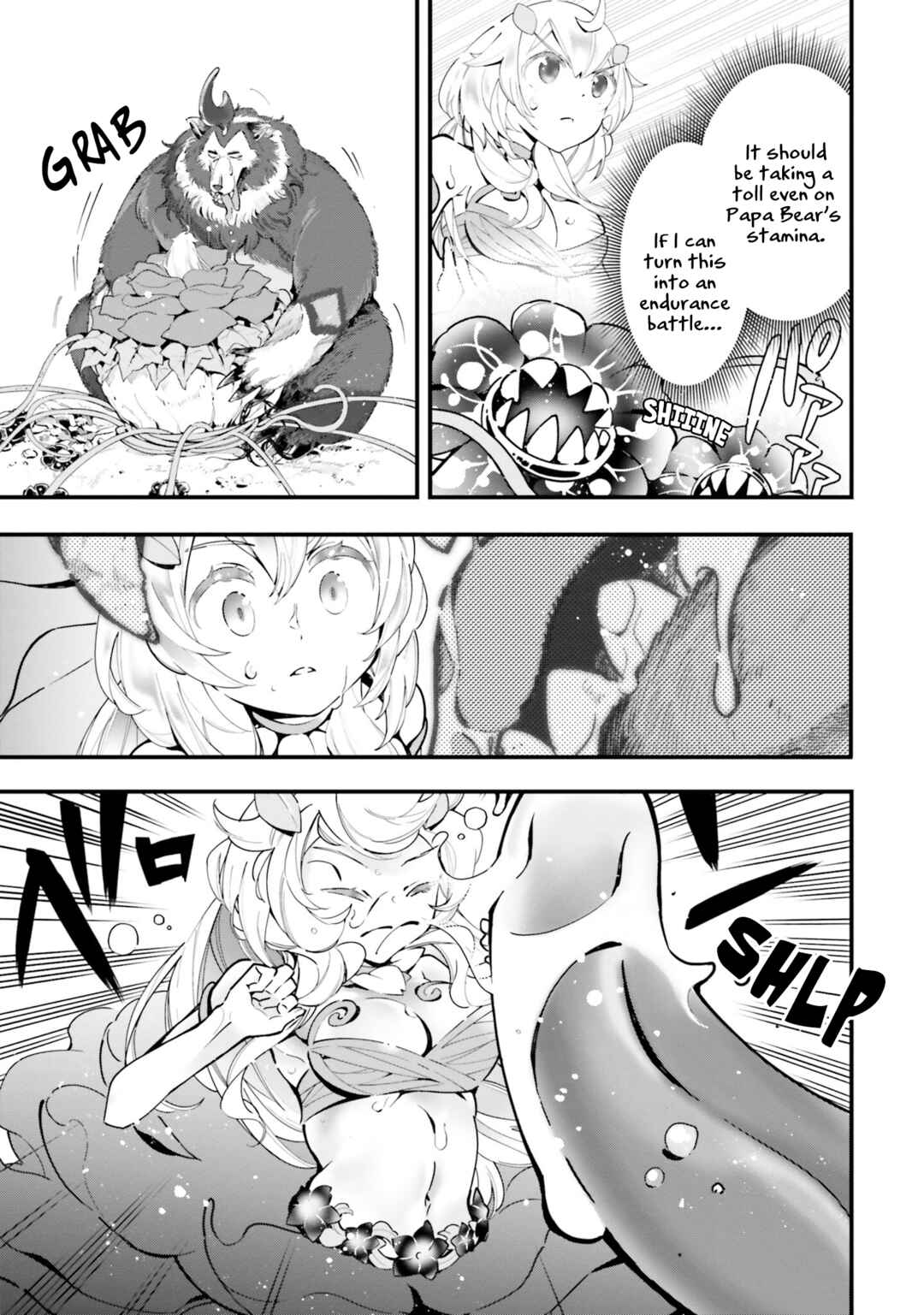 Page 11 Chapter 6 Shokubutsu Monster Musume Nikki ~Seijo datta Watashi ga Uragirareta Hate ni Aruraune ni Tensei Shite Shimatta node, kore kara wa Kougousei wo Shinagara Shizuka ni Shokubutsu Life wo Sugoshimasu~