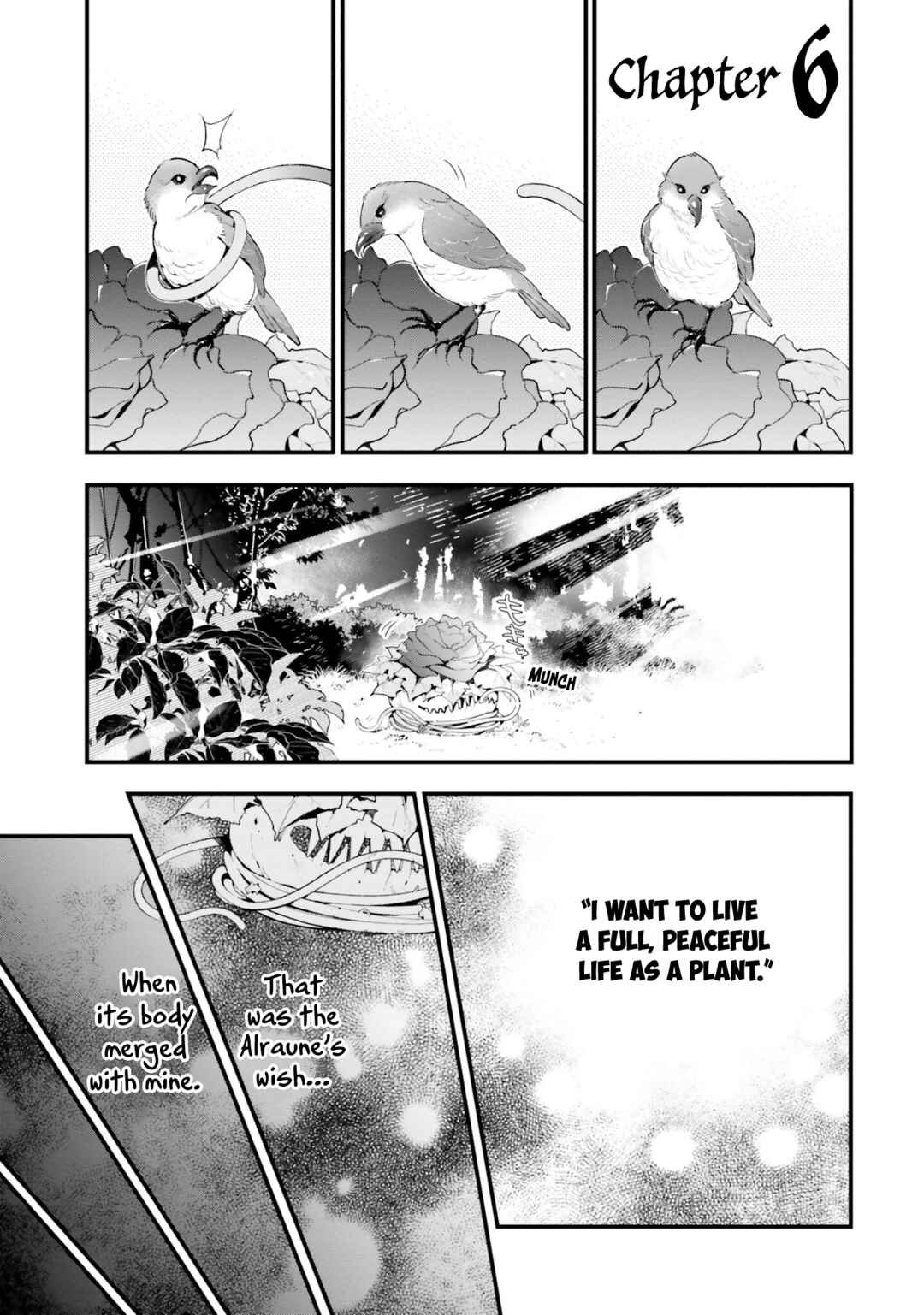 Page 3 Chapter 6 Shokubutsu Monster Musume Nikki ~Seijo datta Watashi ga Uragirareta Hate ni Aruraune ni Tensei Shite Shimatta node, kore kara wa Kougousei wo Shinagara Shizuka ni Shokubutsu Life wo Sugoshimasu~