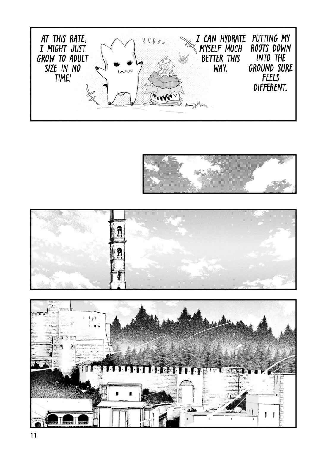 Page 10 Chapter 21 Shokubutsu Monster Musume Nikki ~Seijo datta Watashi ga Uragirareta Hate ni Aruraune ni Tensei Shite Shimatta node, kore kara wa Kougousei wo Shinagara Shizuka ni Shokubutsu Life wo Sugoshimasu~