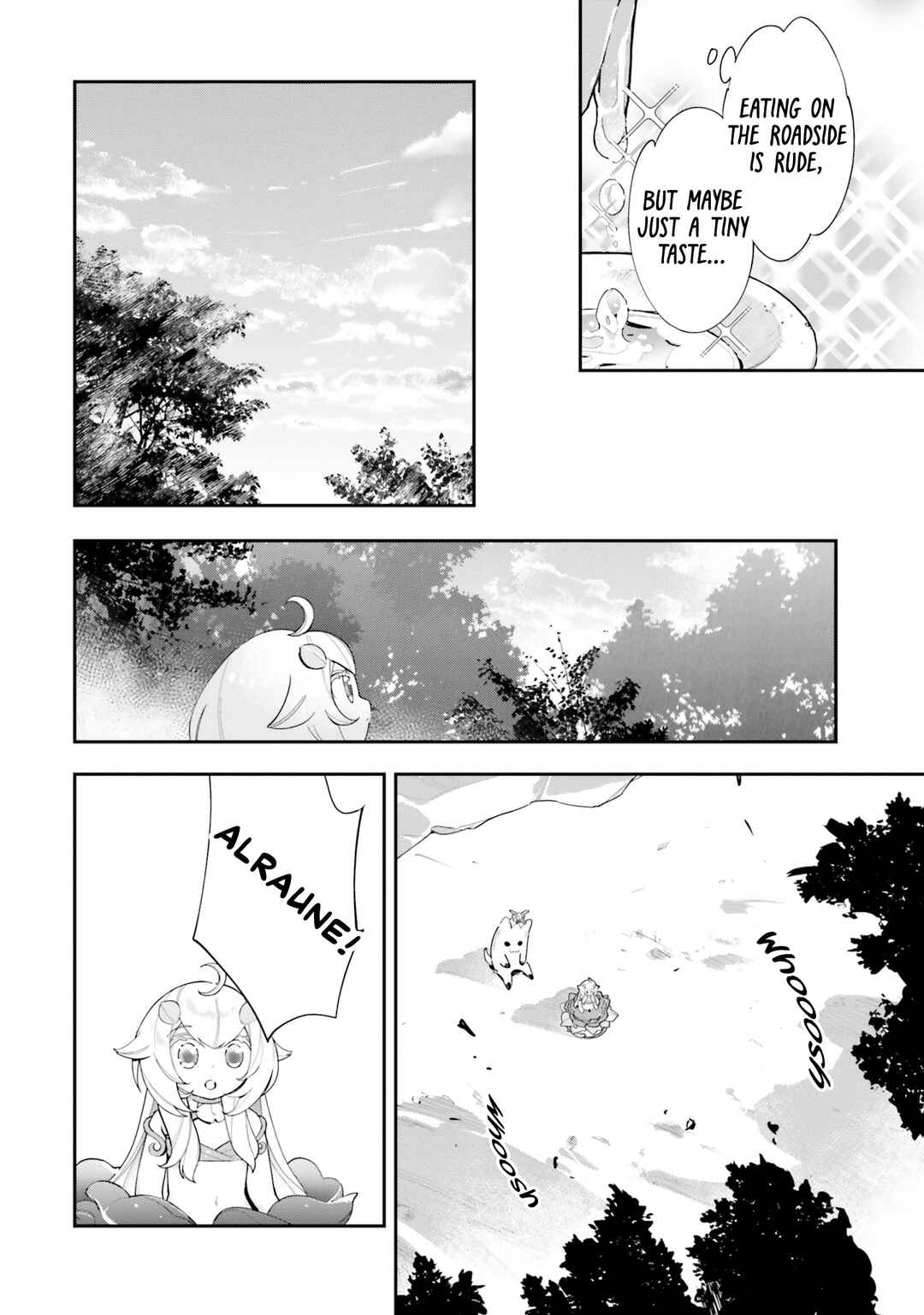 Page 25 Chapter 21 Shokubutsu Monster Musume Nikki ~Seijo datta Watashi ga Uragirareta Hate ni Aruraune ni Tensei Shite Shimatta node, kore kara wa Kougousei wo Shinagara Shizuka ni Shokubutsu Life wo Sugoshimasu~