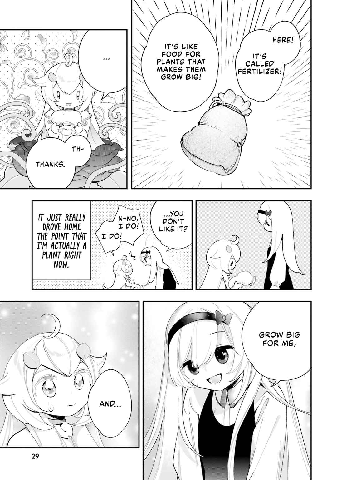 Page 28 Chapter 21 Shokubutsu Monster Musume Nikki ~Seijo datta Watashi ga Uragirareta Hate ni Aruraune ni Tensei Shite Shimatta node, kore kara wa Kougousei wo Shinagara Shizuka ni Shokubutsu Life wo Sugoshimasu~