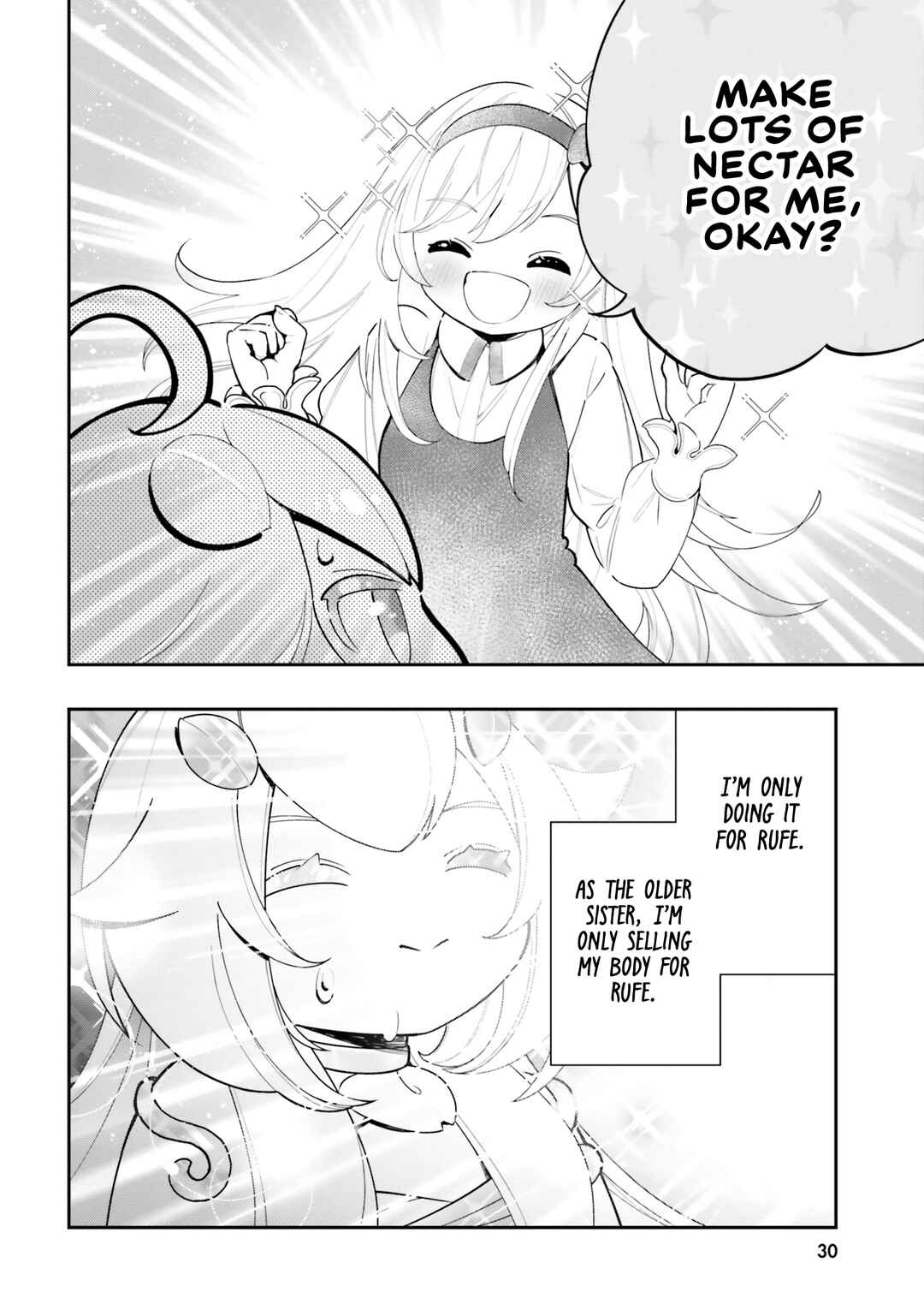 Page 29 Chapter 21 Shokubutsu Monster Musume Nikki ~Seijo datta Watashi ga Uragirareta Hate ni Aruraune ni Tensei Shite Shimatta node, kore kara wa Kougousei wo Shinagara Shizuka ni Shokubutsu Life wo Sugoshimasu~