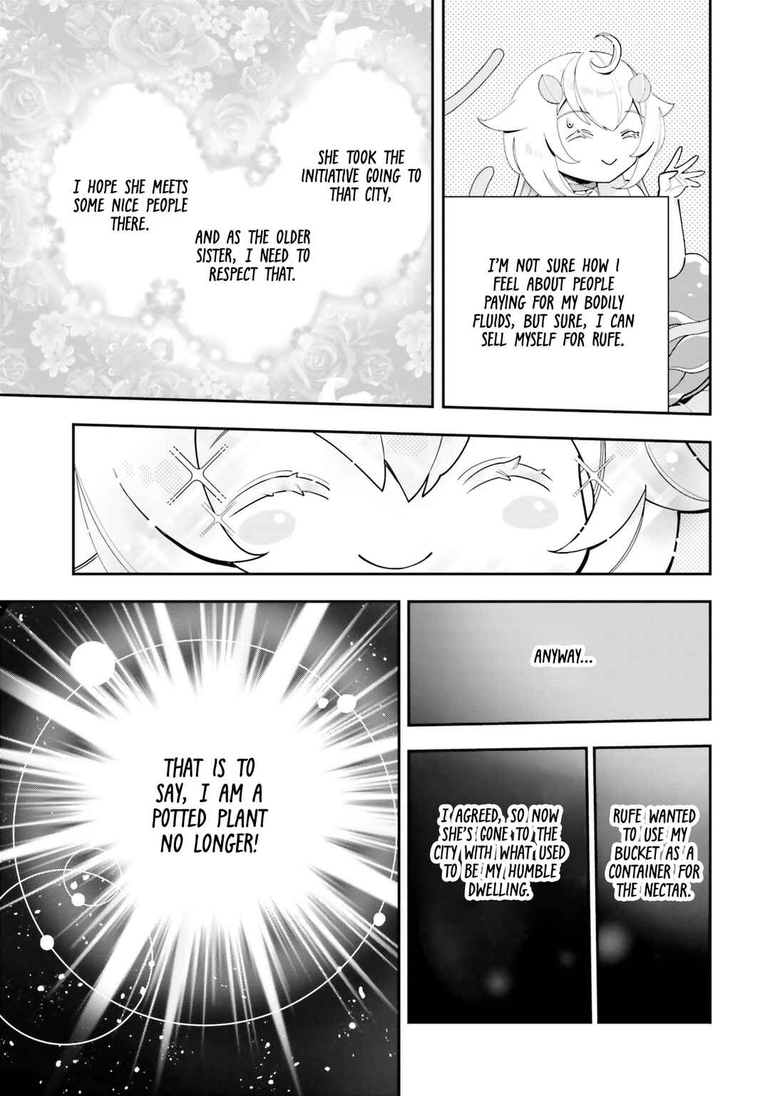 Page 8 Chapter 21 Shokubutsu Monster Musume Nikki ~Seijo datta Watashi ga Uragirareta Hate ni Aruraune ni Tensei Shite Shimatta node, kore kara wa Kougousei wo Shinagara Shizuka ni Shokubutsu Life wo Sugoshimasu~