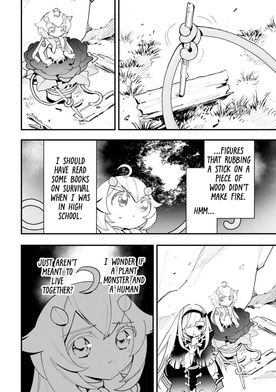 Page 29 Chapter 18 Shokubutsu Monster Musume Nikki ~Seijo datta Watashi ga Uragirareta Hate ni Aruraune ni Tensei Shite Shimatta node, kore kara wa Kougousei wo Shinagara Shizuka ni Shokubutsu Life wo Sugoshimasu~