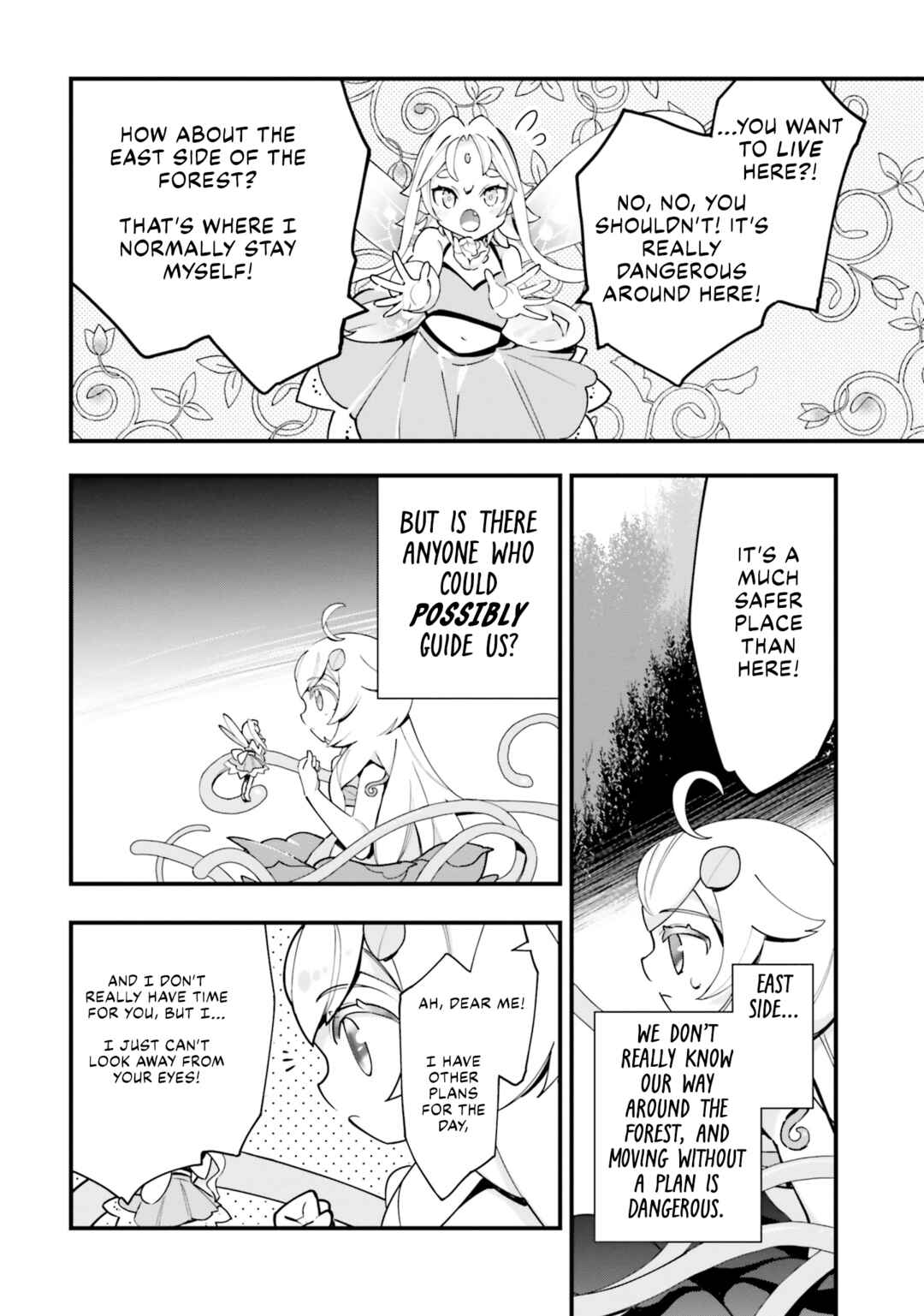 Page 9 Chapter 18 Shokubutsu Monster Musume Nikki ~Seijo datta Watashi ga Uragirareta Hate ni Aruraune ni Tensei Shite Shimatta node, kore kara wa Kougousei wo Shinagara Shizuka ni Shokubutsu Life wo Sugoshimasu~