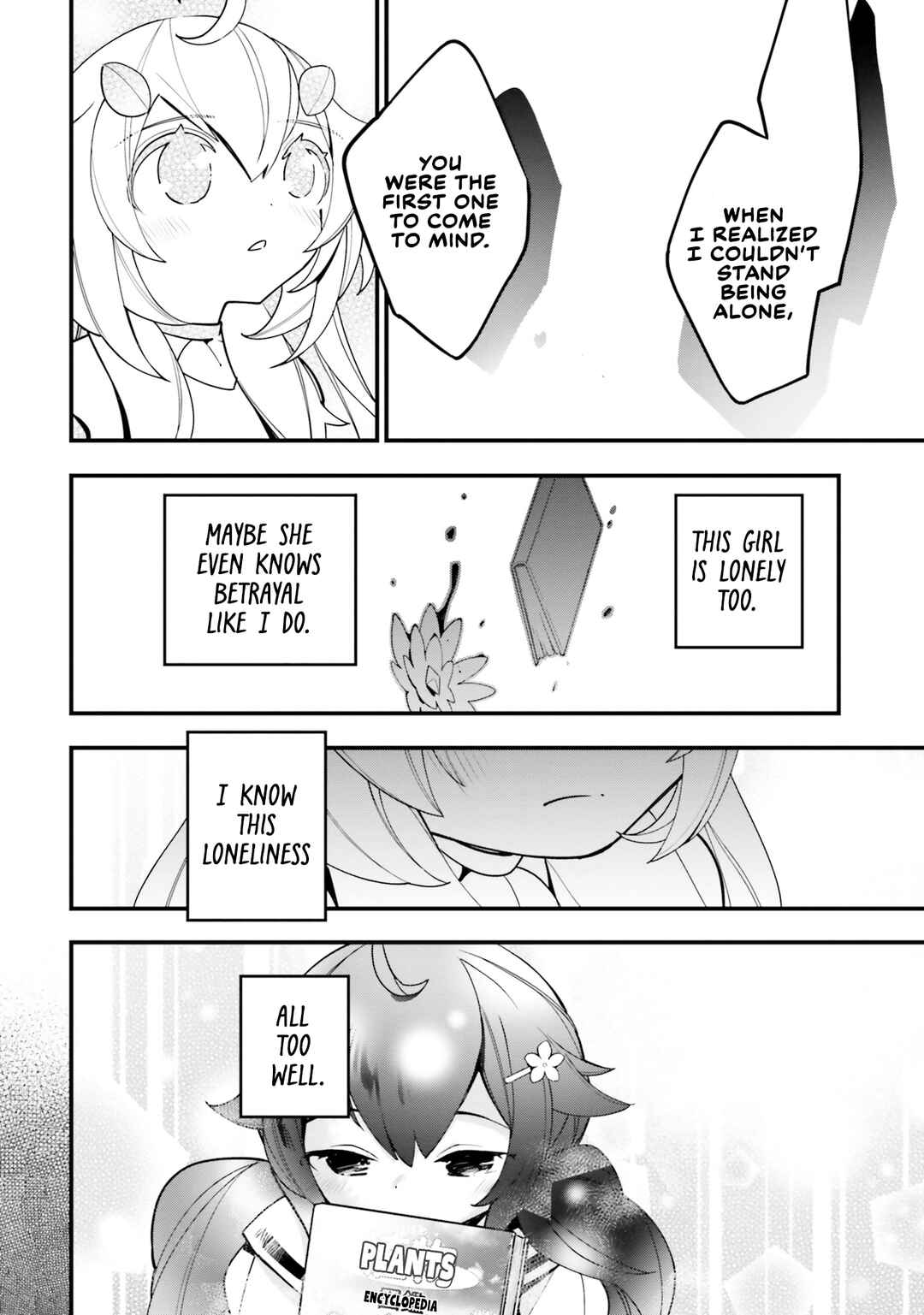 Page 19 Chapter 15 Shokubutsu Monster Musume Nikki ~Seijo datta Watashi ga Uragirareta Hate ni Aruraune ni Tensei Shite Shimatta node, kore kara wa Kougousei wo Shinagara Shizuka ni Shokubutsu Life wo Sugoshimasu~