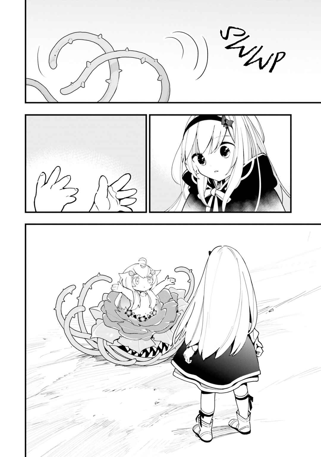 Page 23 Chapter 15 Shokubutsu Monster Musume Nikki ~Seijo datta Watashi ga Uragirareta Hate ni Aruraune ni Tensei Shite Shimatta node, kore kara wa Kougousei wo Shinagara Shizuka ni Shokubutsu Life wo Sugoshimasu~