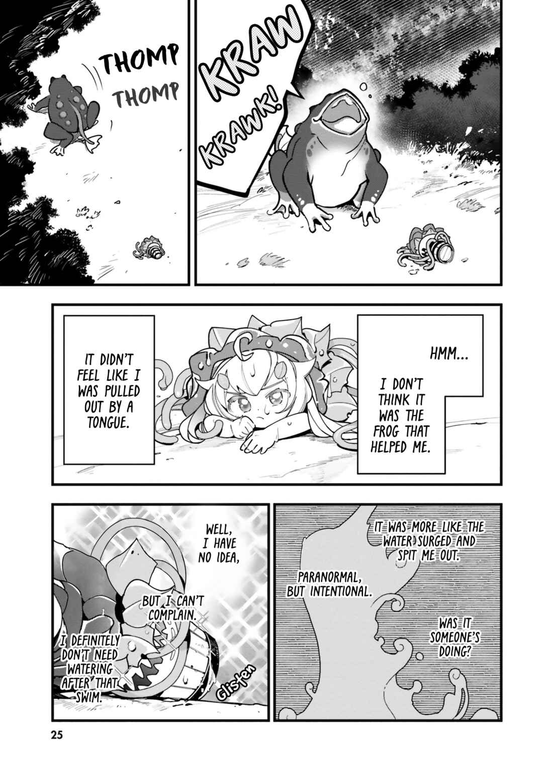 Page 24 Chapter 16 Shokubutsu Monster Musume Nikki ~Seijo datta Watashi ga Uragirareta Hate ni Aruraune ni Tensei Shite Shimatta node, kore kara wa Kougousei wo Shinagara Shizuka ni Shokubutsu Life wo Sugoshimasu~