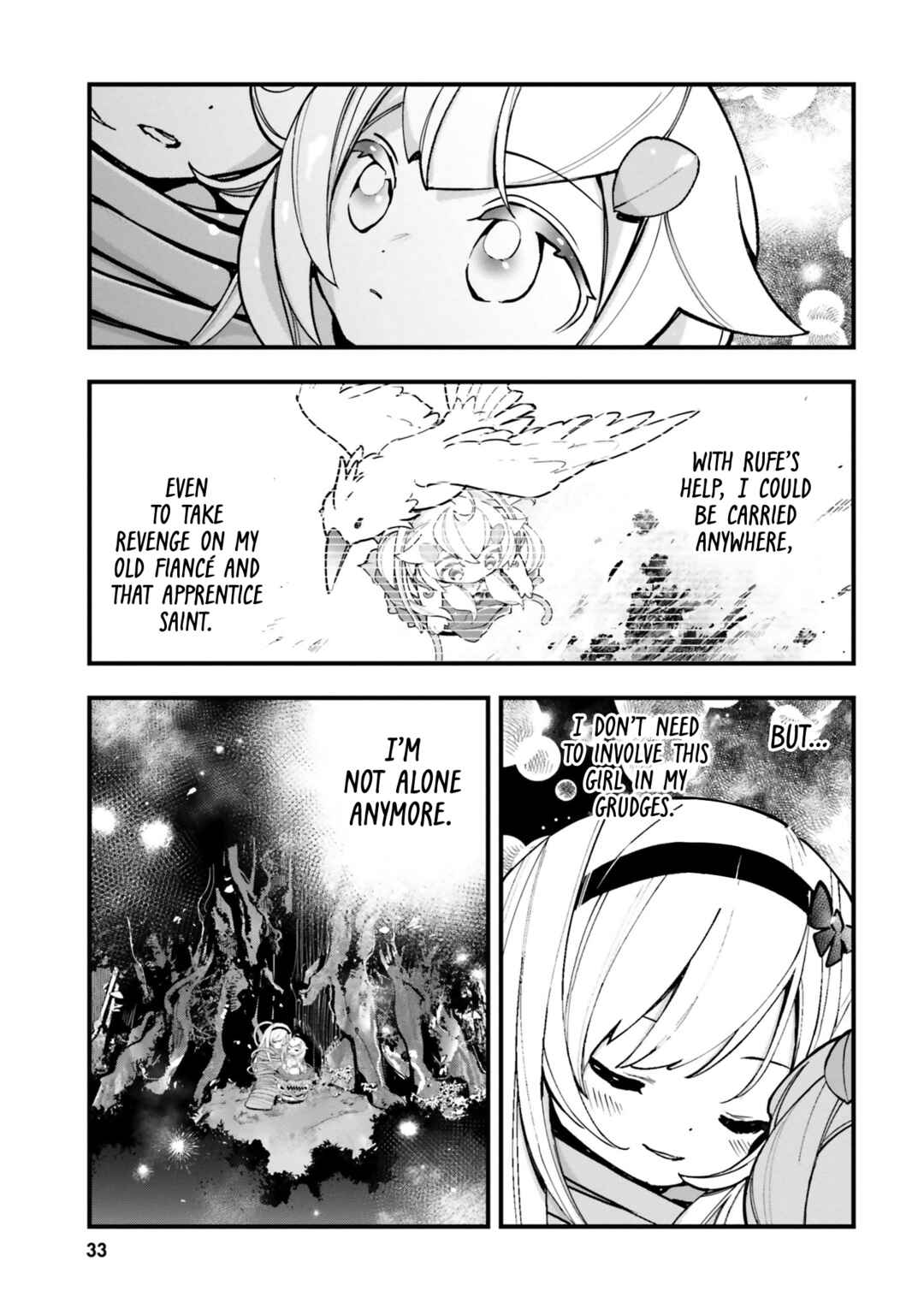 Page 32 Chapter 16 Shokubutsu Monster Musume Nikki ~Seijo datta Watashi ga Uragirareta Hate ni Aruraune ni Tensei Shite Shimatta node, kore kara wa Kougousei wo Shinagara Shizuka ni Shokubutsu Life wo Sugoshimasu~