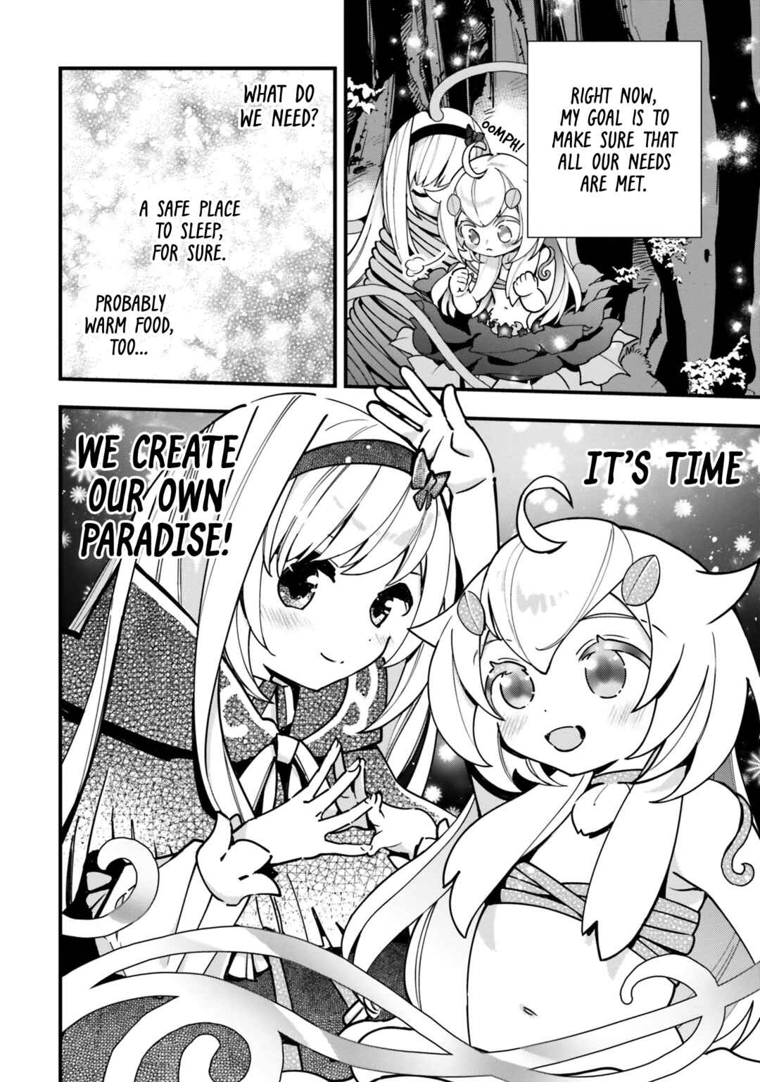 Page 33 Chapter 16 Shokubutsu Monster Musume Nikki ~Seijo datta Watashi ga Uragirareta Hate ni Aruraune ni Tensei Shite Shimatta node, kore kara wa Kougousei wo Shinagara Shizuka ni Shokubutsu Life wo Sugoshimasu~