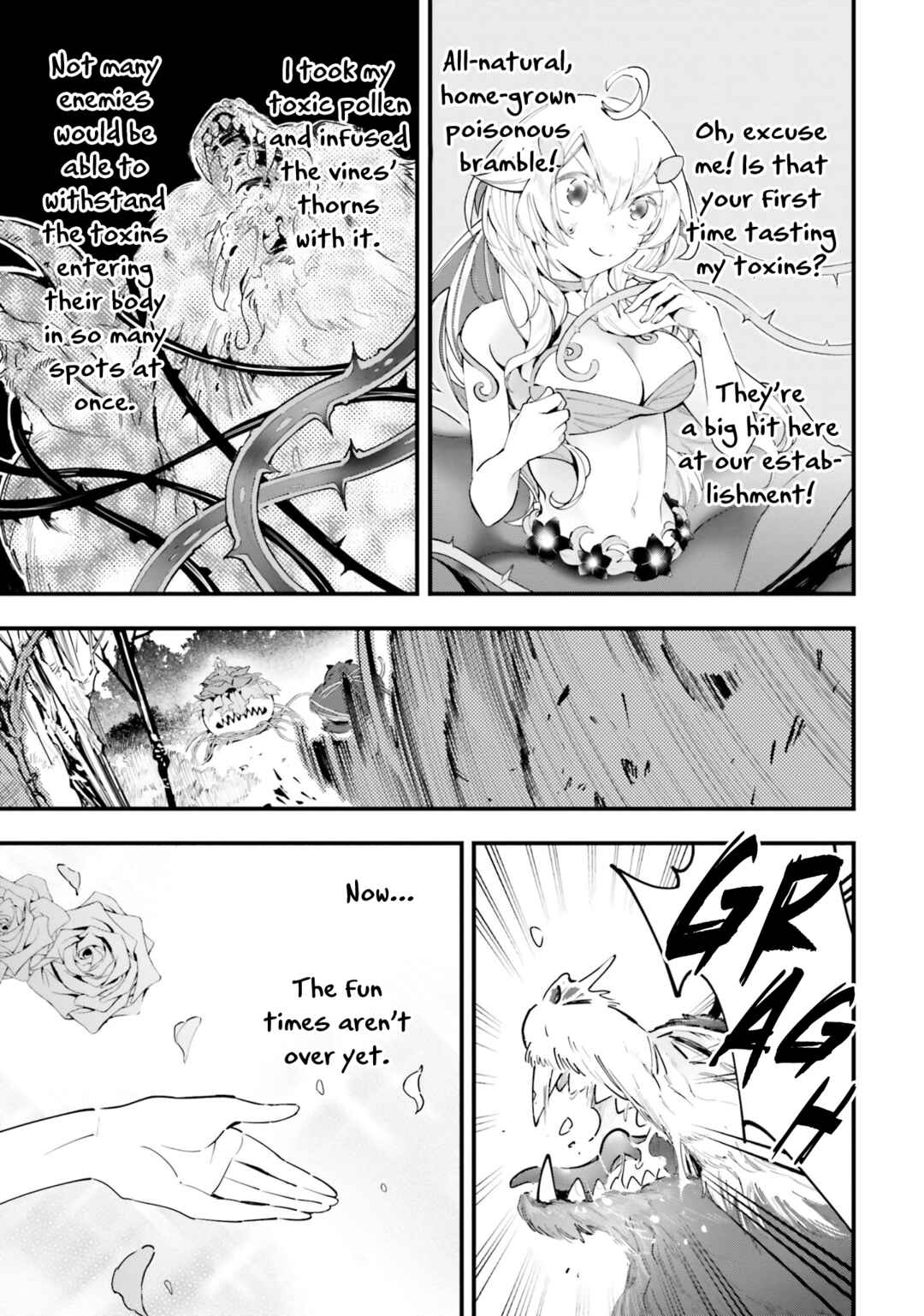 Page 15 Chapter 8 Shokubutsu Monster Musume Nikki ~Seijo datta Watashi ga Uragirareta Hate ni Aruraune ni Tensei Shite Shimatta node, kore kara wa Kougousei wo Shinagara Shizuka ni Shokubutsu Life wo Sugoshimasu~