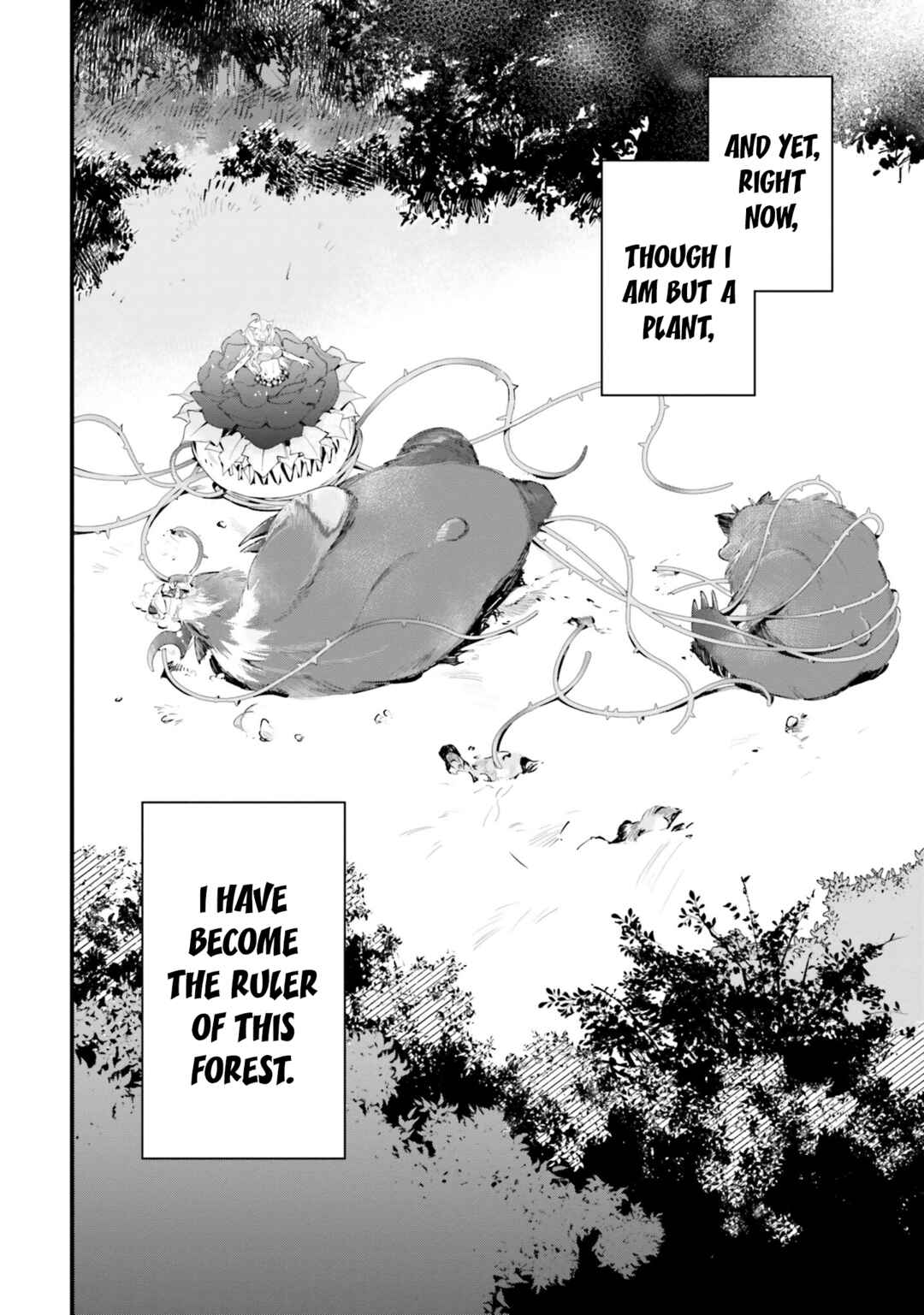 Page 32 Chapter 8 Shokubutsu Monster Musume Nikki ~Seijo datta Watashi ga Uragirareta Hate ni Aruraune ni Tensei Shite Shimatta node, kore kara wa Kougousei wo Shinagara Shizuka ni Shokubutsu Life wo Sugoshimasu~