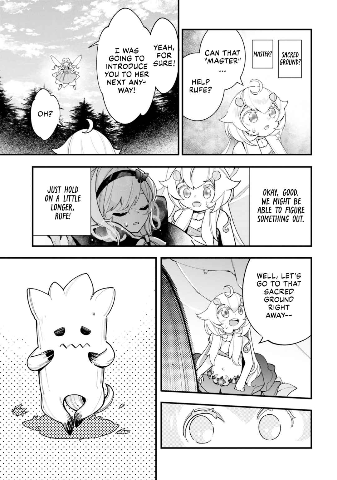 Page 10 Chapter 19 Shokubutsu Monster Musume Nikki ~Seijo datta Watashi ga Uragirareta Hate ni Aruraune ni Tensei Shite Shimatta node, kore kara wa Kougousei wo Shinagara Shizuka ni Shokubutsu Life wo Sugoshimasu~