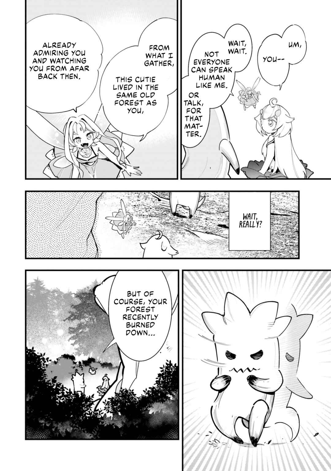 Page 11 Chapter 19 Shokubutsu Monster Musume Nikki ~Seijo datta Watashi ga Uragirareta Hate ni Aruraune ni Tensei Shite Shimatta node, kore kara wa Kougousei wo Shinagara Shizuka ni Shokubutsu Life wo Sugoshimasu~