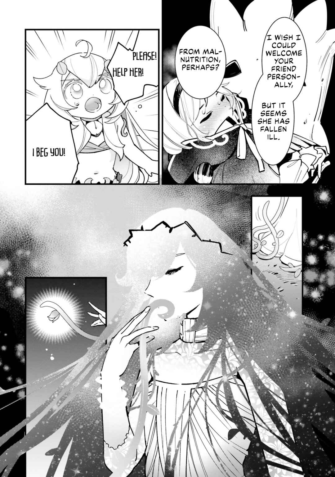 Page 23 Chapter 19 Shokubutsu Monster Musume Nikki ~Seijo datta Watashi ga Uragirareta Hate ni Aruraune ni Tensei Shite Shimatta node, kore kara wa Kougousei wo Shinagara Shizuka ni Shokubutsu Life wo Sugoshimasu~