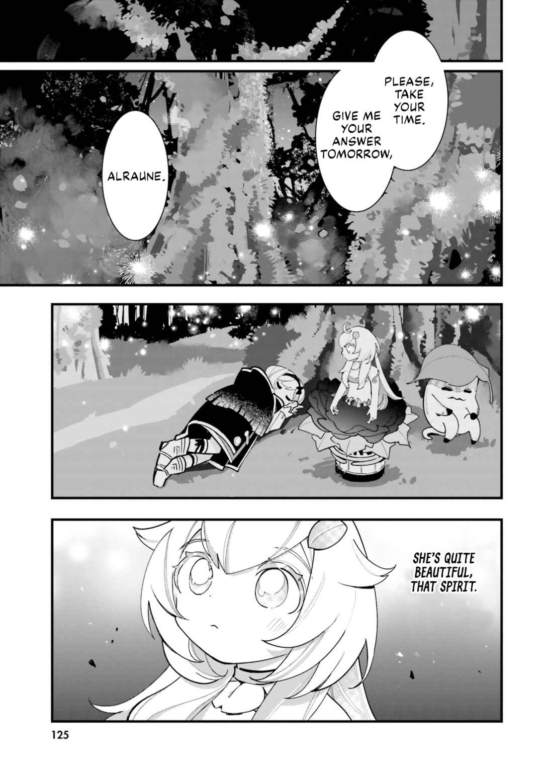 Page 30 Chapter 19 Shokubutsu Monster Musume Nikki ~Seijo datta Watashi ga Uragirareta Hate ni Aruraune ni Tensei Shite Shimatta node, kore kara wa Kougousei wo Shinagara Shizuka ni Shokubutsu Life wo Sugoshimasu~