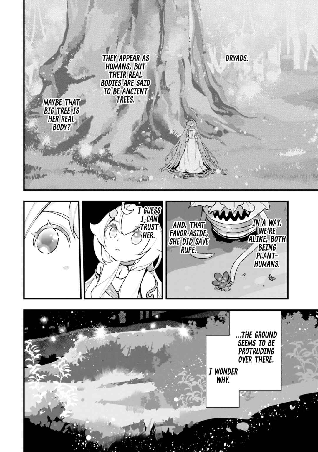 Page 31 Chapter 19 Shokubutsu Monster Musume Nikki ~Seijo datta Watashi ga Uragirareta Hate ni Aruraune ni Tensei Shite Shimatta node, kore kara wa Kougousei wo Shinagara Shizuka ni Shokubutsu Life wo Sugoshimasu~