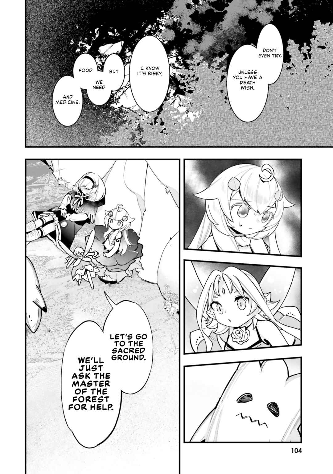 Page 9 Chapter 19 Shokubutsu Monster Musume Nikki ~Seijo datta Watashi ga Uragirareta Hate ni Aruraune ni Tensei Shite Shimatta node, kore kara wa Kougousei wo Shinagara Shizuka ni Shokubutsu Life wo Sugoshimasu~
