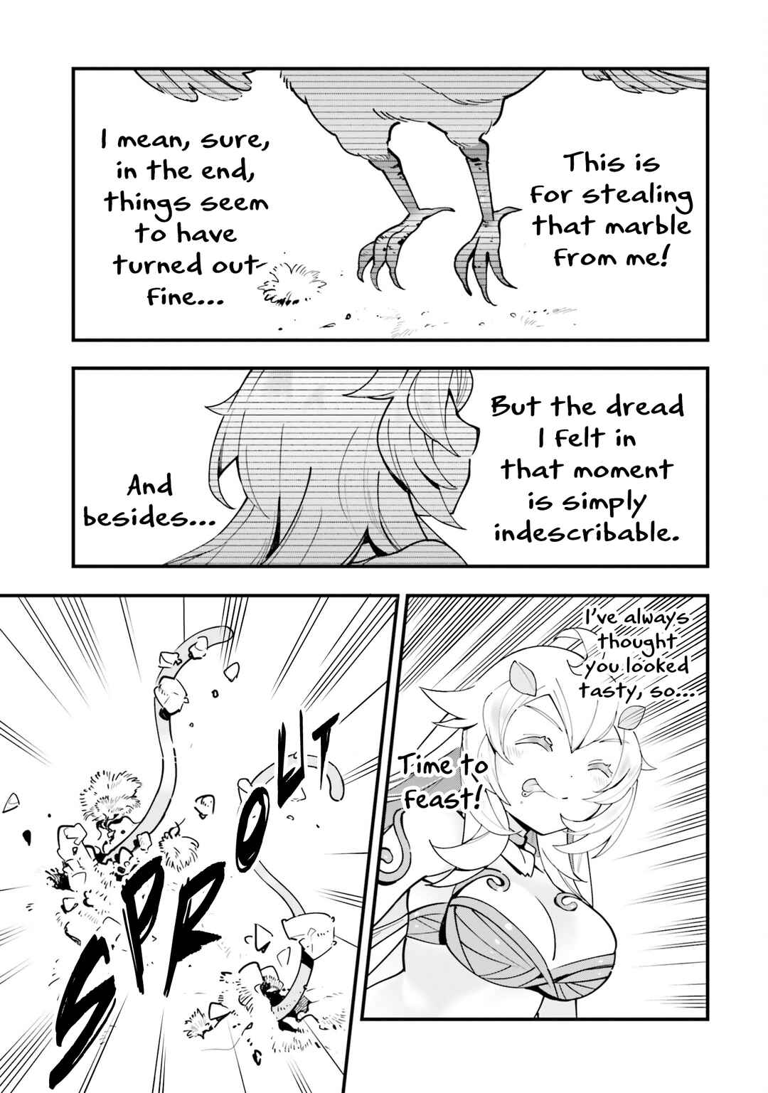 Page 20 Chapter 7 Shokubutsu Monster Musume Nikki ~Seijo datta Watashi ga Uragirareta Hate ni Aruraune ni Tensei Shite Shimatta node, kore kara wa Kougousei wo Shinagara Shizuka ni Shokubutsu Life wo Sugoshimasu~