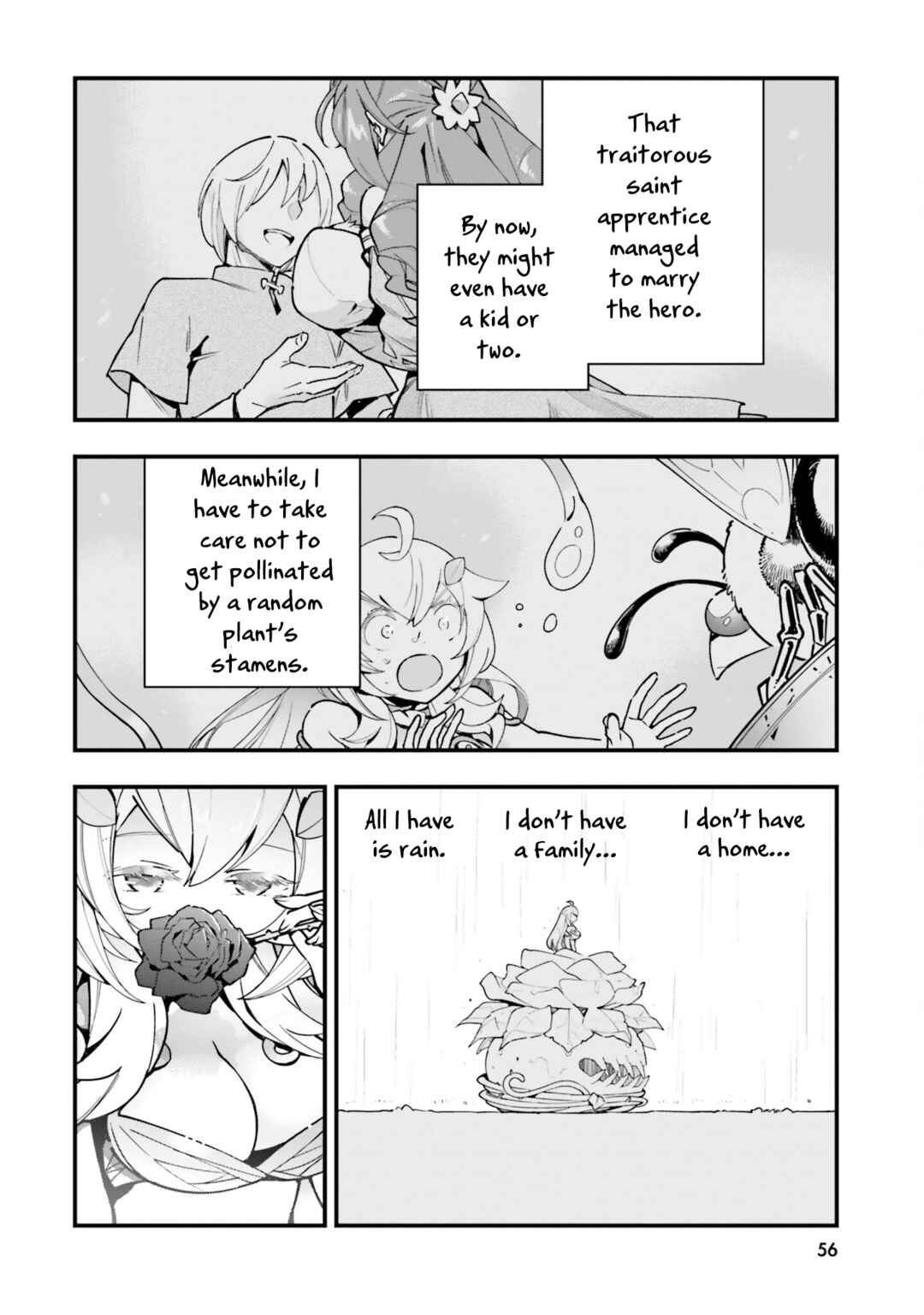 Page 25 Chapter 7 Shokubutsu Monster Musume Nikki ~Seijo datta Watashi ga Uragirareta Hate ni Aruraune ni Tensei Shite Shimatta node, kore kara wa Kougousei wo Shinagara Shizuka ni Shokubutsu Life wo Sugoshimasu~