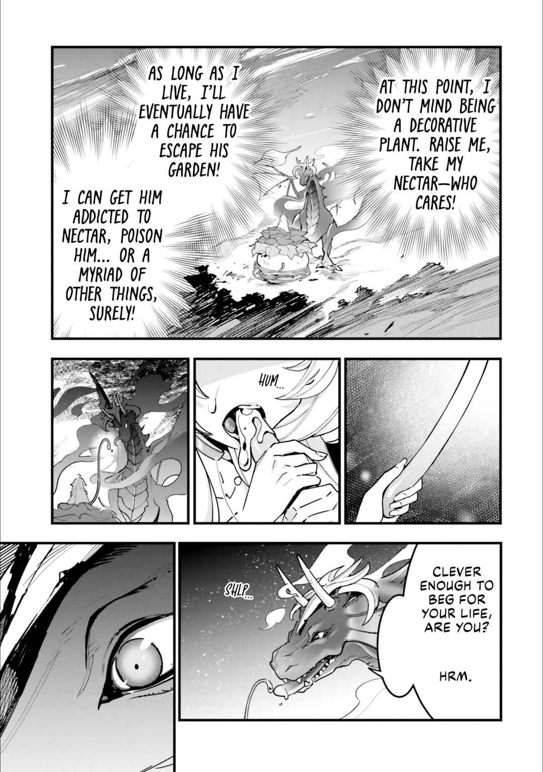 Page 10 Chapter 14 Shokubutsu Monster Musume Nikki ~Seijo datta Watashi ga Uragirareta Hate ni Aruraune ni Tensei Shite Shimatta node, kore kara wa Kougousei wo Shinagara Shizuka ni Shokubutsu Life wo Sugoshimasu~