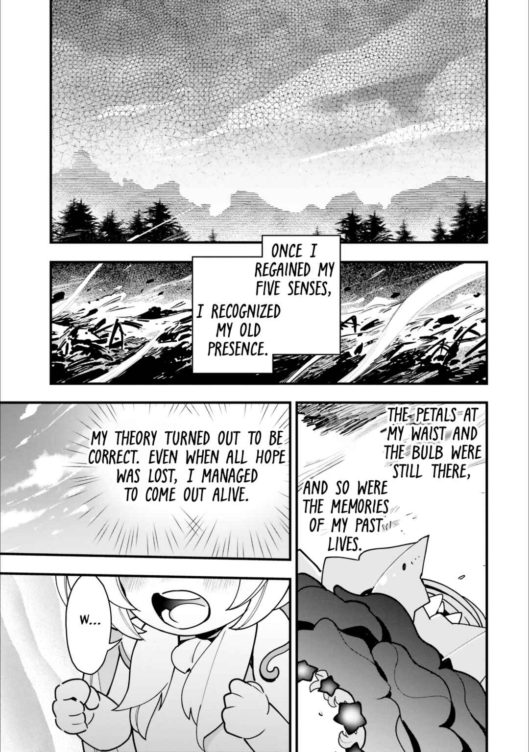 Page 28 Chapter 14 Shokubutsu Monster Musume Nikki ~Seijo datta Watashi ga Uragirareta Hate ni Aruraune ni Tensei Shite Shimatta node, kore kara wa Kougousei wo Shinagara Shizuka ni Shokubutsu Life wo Sugoshimasu~